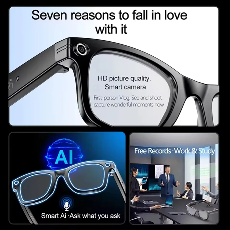 Lenovo AI Smart Glasses 4K Cam - Video Gaming & Esports Usd Acc avis et prix