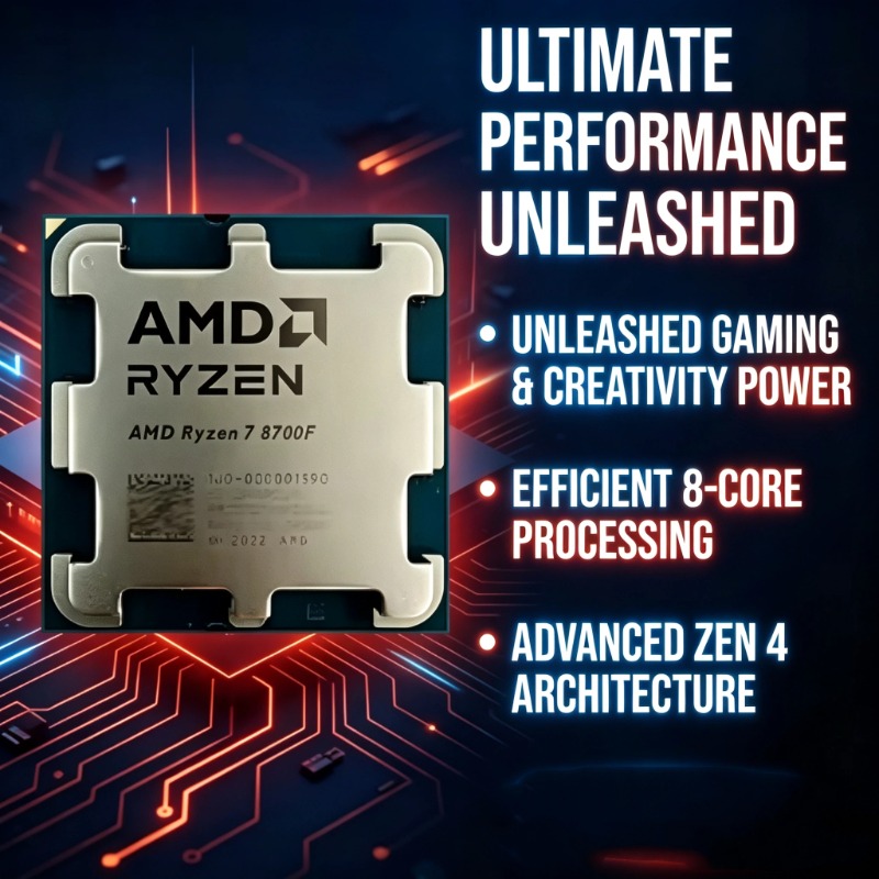 Processeur AMD Ryzen 7 8700F A - Esports Gaming Pc Build avis et prix