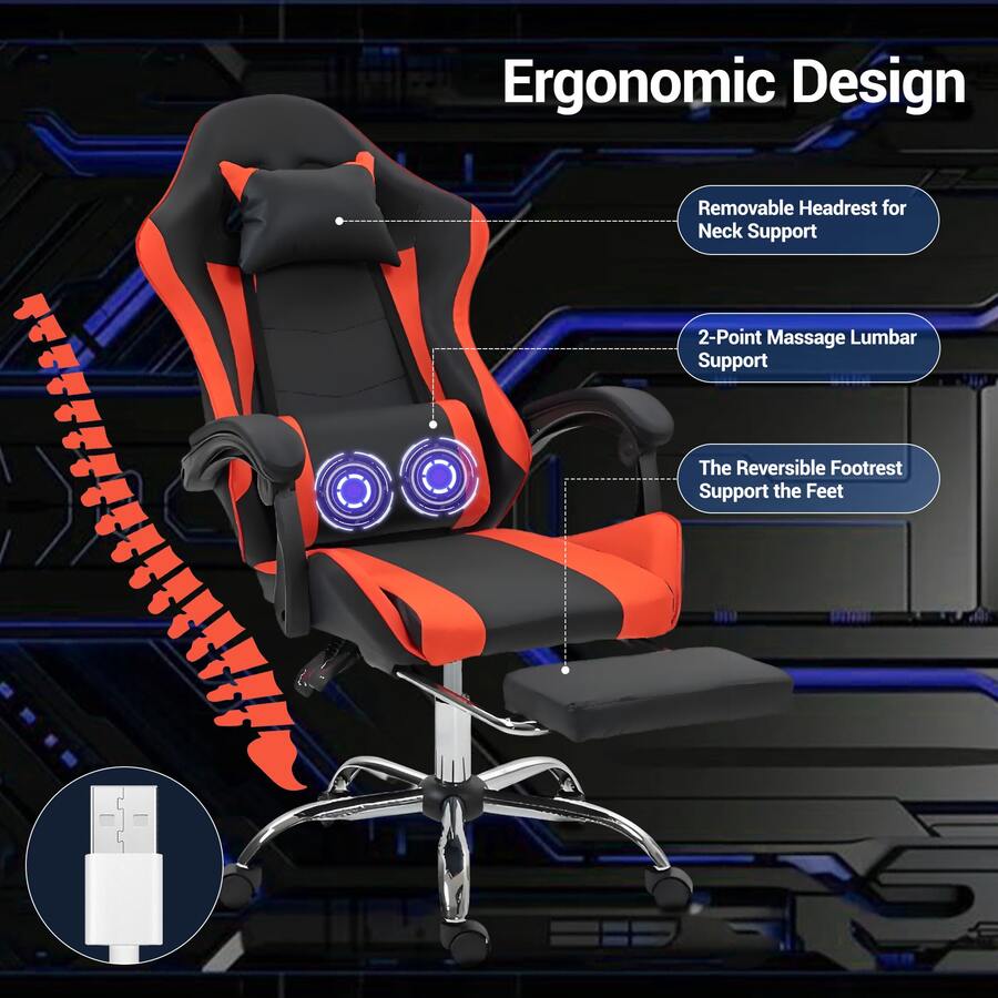 Fauteuil de jeu avec support l - Video Gaming & Esports Usd Acc avis et prix